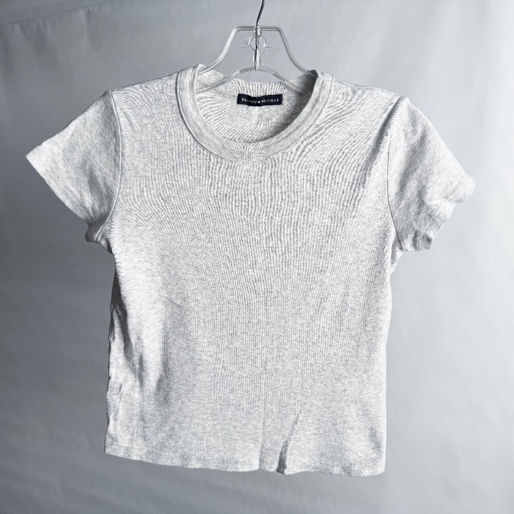 Brandy Melville Heather Gray 100% Cotton T-Shirt